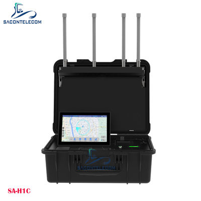 Detector de drones UAV portátil con rango de detección de 10 km y capacidad de múltiples frecuencias