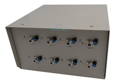 Scrambler de radiofrecuencia montado en el vehículo 8 antenas con potencia de salida de 120w