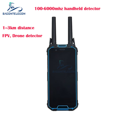 H2L 1.5Km alcance localizador de drones portátil 100-6Ghz detector de drones FPV portátil