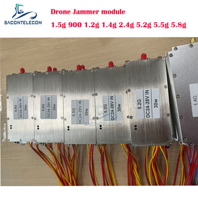 Módulo de interferencia de RF de 1.2G y 30W, módulo de interferencia anti-dron con frecuencia personalizada para defensa de UAV