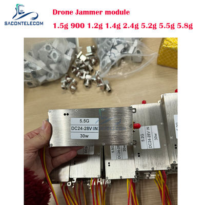 30W 1.5G GPS Modulo de interferencia anti-drones con frecuencia personalizada para interferencia RF